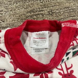 Hanna Andersson holiday long John pajama set